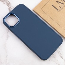 TPU чехол Bonbon Metal Style для Apple iPhone 12 Pro Max (6.7") – Синий