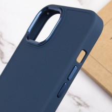 TPU чехол Bonbon Metal Style для Apple iPhone 12 Pro Max (6.7") – Синий