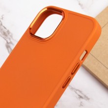 TPU чехол Bonbon Metal Style для Apple iPhone 12 Pro Max (6.7") – Оранжевый