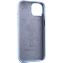 Чохол Silicone Case Metal Buttons (AA) для Apple iPhone 12 Pro Max (6.7") – Блакитний