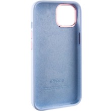 Чохол Silicone Case Metal Buttons (AA) для Apple iPhone 12 Pro Max (6.7") – Блакитний