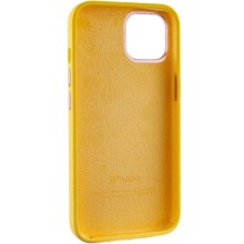 Чохол Silicone Case Metal Buttons (AA) для Apple iPhone 12 Pro Max (6.7") – Жовтий