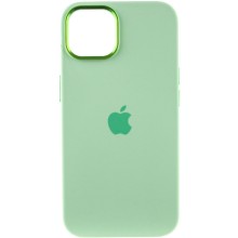 Чохол Silicone Case Metal Buttons (AA) для Apple iPhone 12 Pro Max (6.7") – Зелений