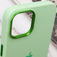 Чохол Silicone Case Metal Buttons (AA) для Apple iPhone 12 Pro Max (6.7") – Зелений