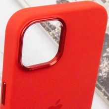 Чохол Silicone Case Metal Buttons (AA) для Apple iPhone 12 Pro Max (6.7") – Червоний