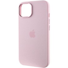 Чохол Silicone Case Metal Buttons (AA) для Apple iPhone 12 Pro Max (6.7") – Рожевий