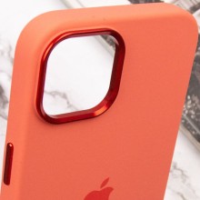 Чохол Silicone Case Metal Buttons (AA) для Apple iPhone 12 Pro Max (6.7") – Рожевий