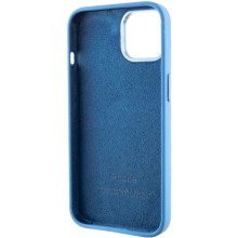 Чохол Silicone Case Metal Buttons (AA) для Apple iPhone 12 Pro Max (6.7") – Синій