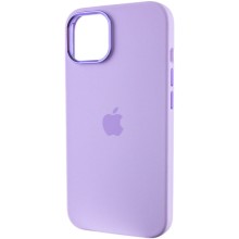 Чохол Silicone Case Metal Buttons (AA) для Apple iPhone 12 Pro Max (6.7") – Бузковий