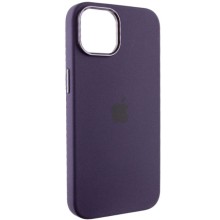 Чехол Silicone Case Metal Buttons (AA) для Apple iPhone 12 Pro Max (6.7") (Фиолетовый)