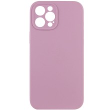 Чехол Silicone Case Full Camera Protective (AA) NO LOGO для Apple iPhone 12 Pro Max (6.7") (Лиловый)