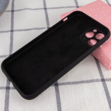 Чохол Silicone Case Full Camera Protective (AA) NO LOGO для Apple iPhone 12 Pro Max (6.7") – Чорний