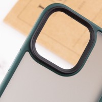 TPU+PC чехол Metal Buttons для Apple iPhone 12 Pro Max (6.7") – Зеленый