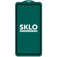 Защитное стекло SKLO 5D (тех.пак) для Apple iPhone 12 Pro Max (6.7") – Черный