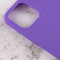 Силіконовий чохол Candy для Apple iPhone 12 Pro Max (6.7") – Бузковий