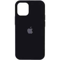 Чохол Silicone Case Full Protective (AA) для Apple iPhone 12 Pro Max (6.7") – Чорний