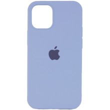 Чехол Silicone Case Full Protective (AA) для Apple iPhone 12 Pro Max (6.7") – Голубой