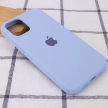 Чехол Silicone Case Full Protective (AA) для Apple iPhone 12 Pro Max (6.7") – Голубой