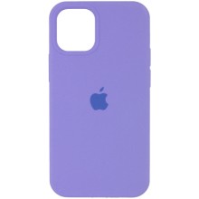 Чехол Silicone Case Full Protective (AA) для Apple iPhone 12 Pro Max (6.7") – Сиреневый