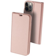 Чохол-книжка Dux Ducis з кишенею для візиток для Apple iPhone 12 Pro Max (6.7") (Rose Gold)