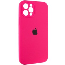 Чехол Silicone Case Full Camera Protective (AA) для Apple iPhone 12 Pro Max (6.7") – Розовый