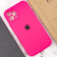 Чехол Silicone Case Full Camera Protective (AA) для Apple iPhone 12 Pro Max (6.7") – Розовый