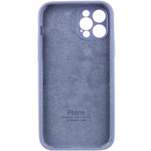 Чехол Silicone Case Full Camera Protective (AA) для Apple iPhone 12 Pro Max (6.7") – Серый