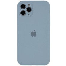 Чехол Silicone Case Full Camera Protective (AA) для Apple iPhone 12 Pro Max (6.7") – Голубой