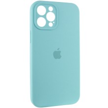 Чехол Silicone Case Full Camera Protective (AA) для Apple iPhone 12 Pro Max (6.7") – Бирюзовый