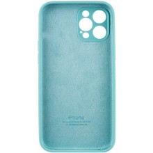 Чехол Silicone Case Full Camera Protective (AA) для Apple iPhone 12 Pro Max (6.7") – Бирюзовый