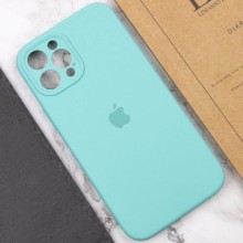 Чехол Silicone Case Full Camera Protective (AA) для Apple iPhone 12 Pro Max (6.7") – Бирюзовый