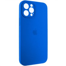 Чехол Silicone Case Full Camera Protective (AA) для Apple iPhone 12 Pro Max (6.7") – Синий