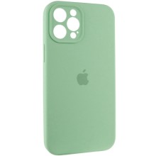 Чехол Silicone Case Full Camera Protective (AA) для Apple iPhone 12 Pro Max (6.7") – Зеленый