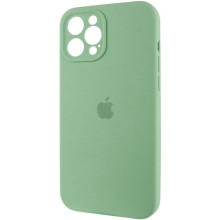 Чехол Silicone Case Full Camera Protective (AA) для Apple iPhone 12 Pro Max (6.7") – Зеленый