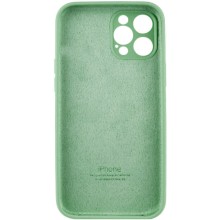 Чехол Silicone Case Full Camera Protective (AA) для Apple iPhone 12 Pro Max (6.7") – Зеленый