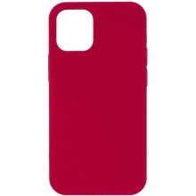 Чехол Silicone Case Full Protective (AA) NO LOGO для Apple iPhone 12 Pro Max (6.7") (Красный)