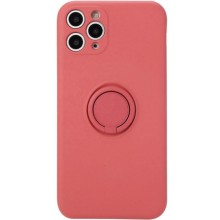 Чехол TPU Candy Ring Full Camera для Apple iPhone 12 Pro Max (6.7&quot;) (Красный)