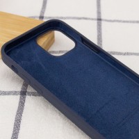Чехол Silicone Case Full Protective (AA) для Apple iPhone 12 Pro Max (6.7") – Темный Синий