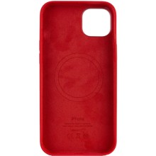 Чехол Silicone case (AAA) full with Magsafe для Apple iPhone 12 Pro Max (6.7") – Красный