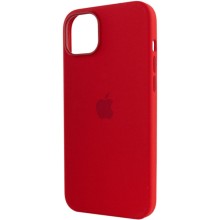 Чехол Silicone case (AAA) full with Magsafe для Apple iPhone 12 Pro Max (6.7") – Красный