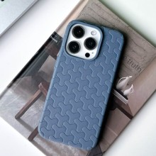 Чехол TPU Weaving для Apple iPhone 12 Pro Max (6.7") – Голубой