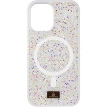 TPU чохол Bling World Rock Diamond with MagSafe для Apple iPhone 12 Pro Max (6.7") – White