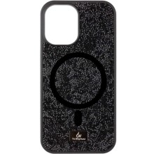 TPU чохол Bling World Rock Diamond with MagSafe для Apple iPhone 12 Pro Max (6.7") – Black