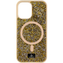 TPU чехол Bling World Rock Diamond with MagSafe для Apple iPhone 12 Pro Max (6.7") – Золотой