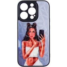 TPU+PC чохол Prisma Ladies для Apple iPhone 12 Pro Max (6.7") – Bla111111ck in White