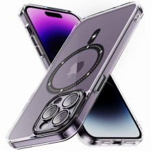 Чехол TPU+PC Colorful with MagSafe для Apple iPhone 12 Pro Max (6.7") – Черный