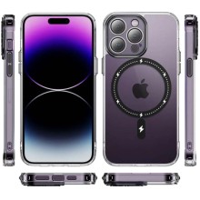 Чехол TPU+PC Colorful with MagSafe для Apple iPhone 12 Pro Max (6.7") – Черный