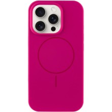 Чехол Silicone Case Full Protective (AA) NO LOGO with MagSafe для Apple iPhone 12 Pro Max (6.7") – Малиновый