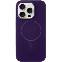 Чехол Silicone Case Full Protective (AA) NO LOGO with MagSafe для Apple iPhone 12 Pro Max (6.7") – Фиолетовый