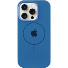 Чохол Silicone Case Full Protective (AA) with MagSafe для Apple iPhone 12 Pro Max (6.7") – Синій